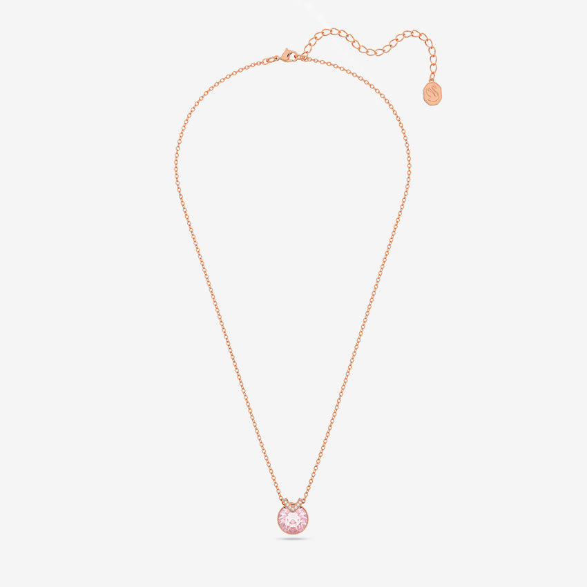 Swarovski | Bella V Round-Cut Gold-Plated Pendant