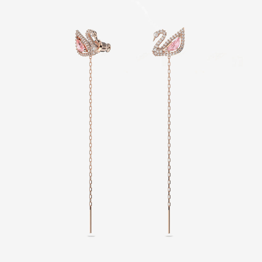 Swarovski | Pendants d'oreilles cygne éblouissant