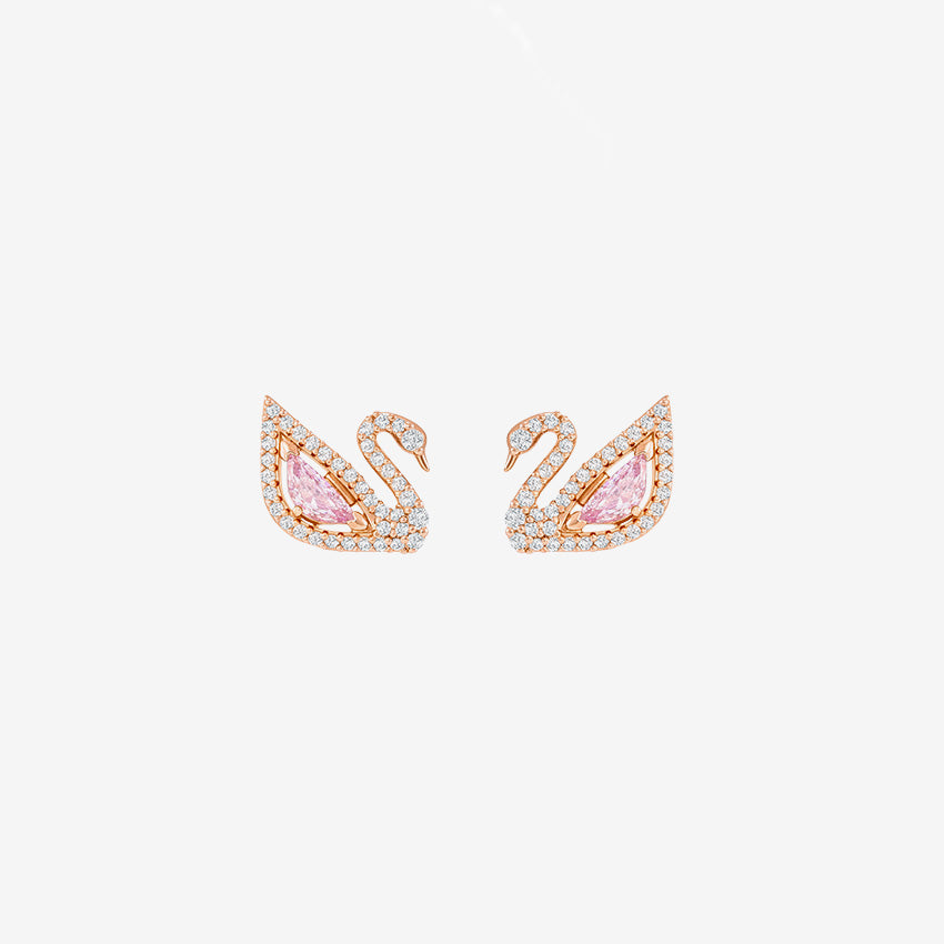 Swarovski | Pendants d'oreilles cygne éblouissant
