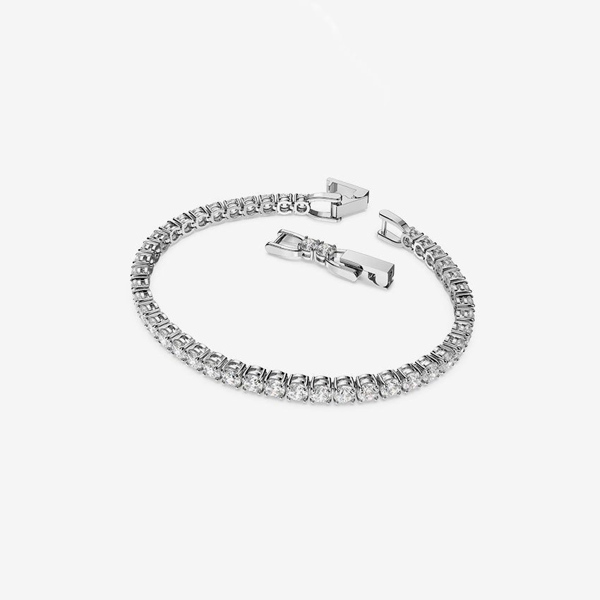 Swarovski | Round-Cut Tennis Deluxe Bracelet