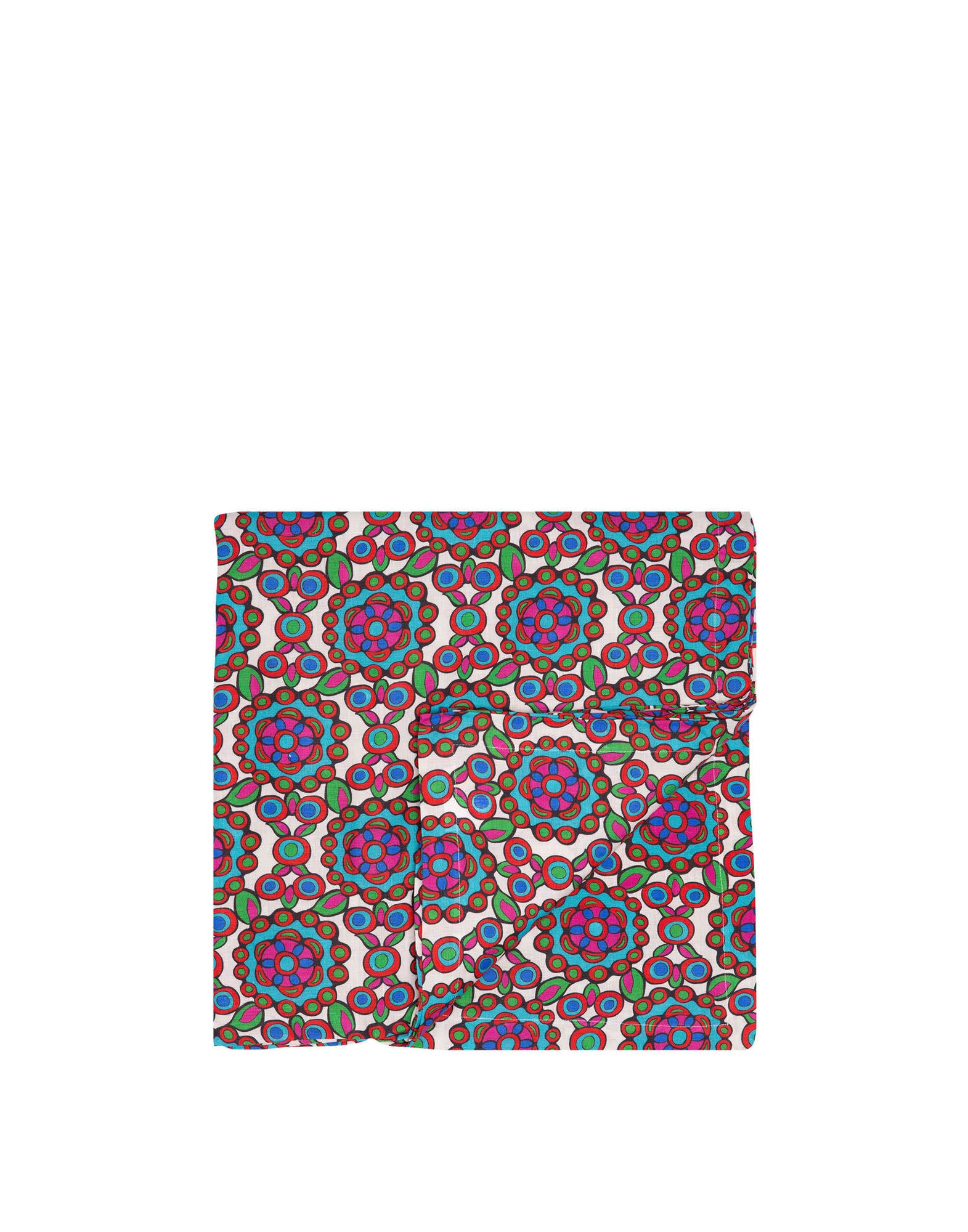 Maison Lipari LA DOUBLE J Medium Tablecloth | Linen | Kaleidoscope | 180x280 cm  LA DOUBLE J.