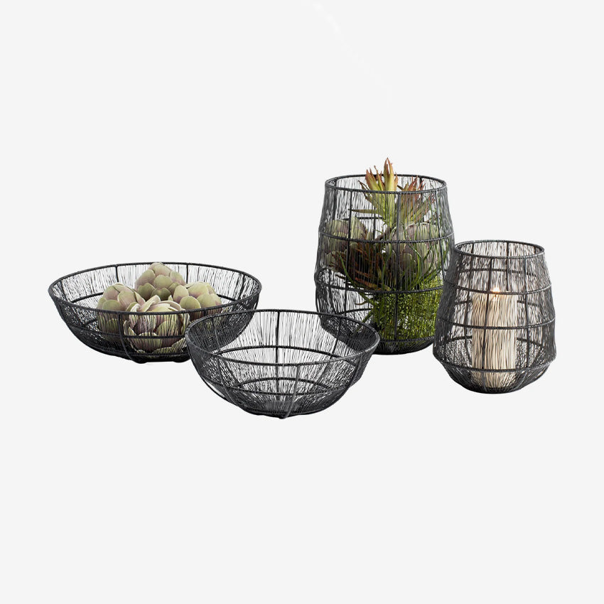 Torre & Tagus | Batu Wire Two Piece Basket Set