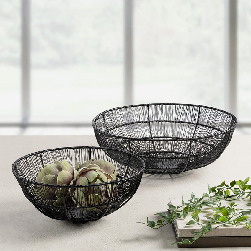 Torre & Tagus | Batu Wire Two Piece Decor Bowl Set