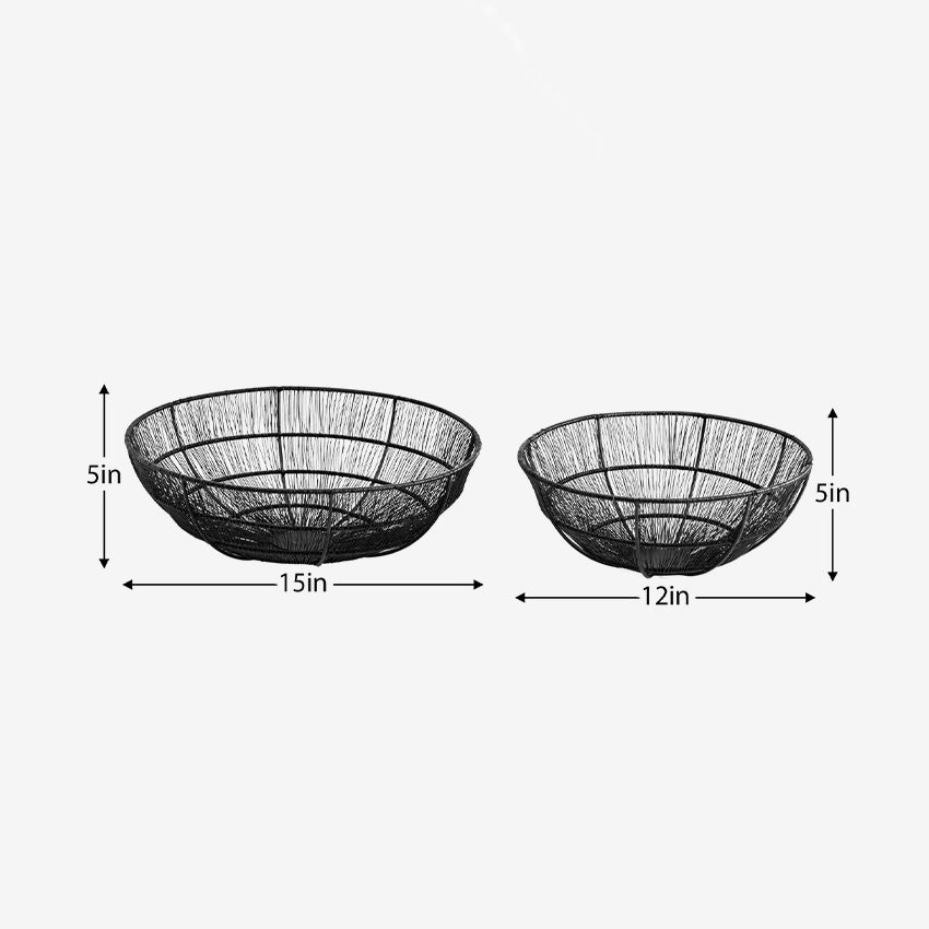 Torre & Tagus | Batu Wire Two Piece Decor Bowl Set