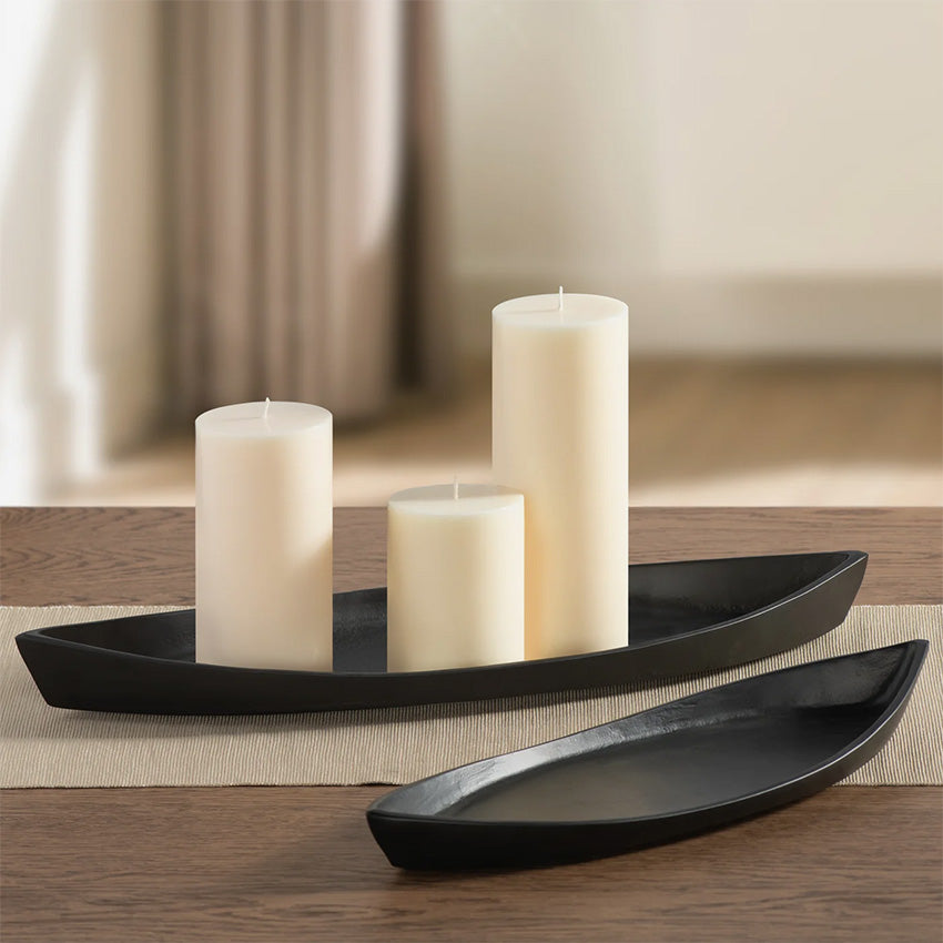 Torre & Tagus | Canoe Wide Aluminum Decor Platter