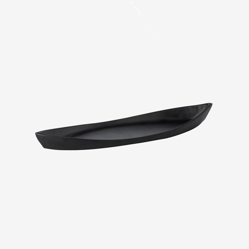 Torre & Tagus | Canoe Wide Aluminum Decor Platter