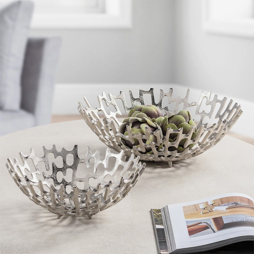 Torre & Tagus | Cipher Aluminum Decorative Bowl