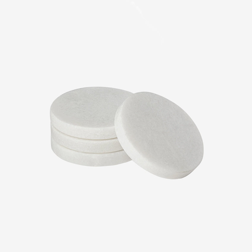 Torre & Tagus | Marble 4 Piece Coaster Set