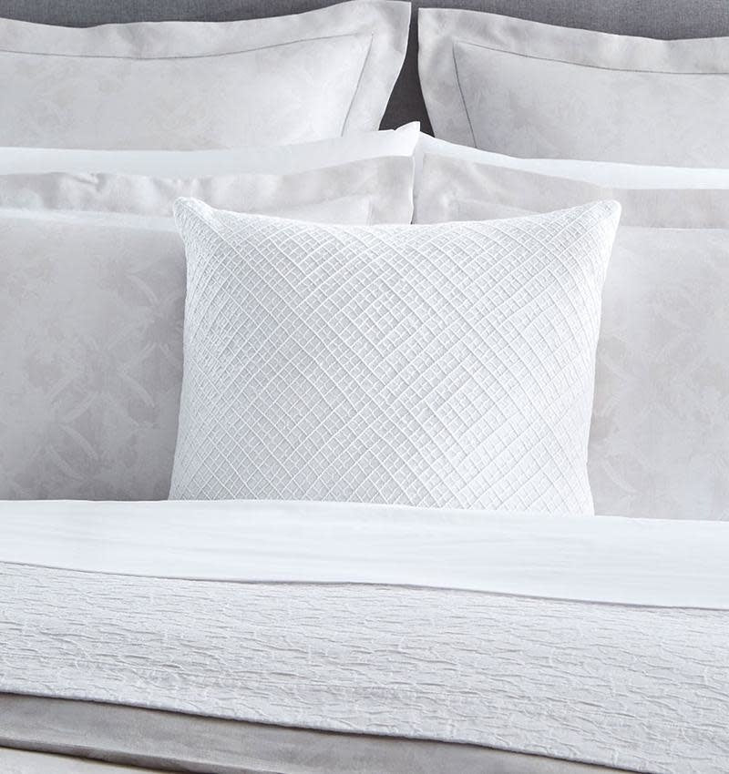Maison Lipari SFERRA Traliccio - Decorative Pillow 20X20 White  SFERRA.