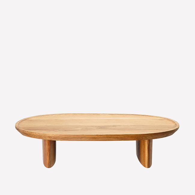 Rosenthal | Junto Holz Tray On Foot - 13.8" X 11.8"