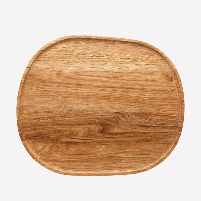 Rosenthal | Junto Holz Tray On Foot - 13.8" X 11.8"