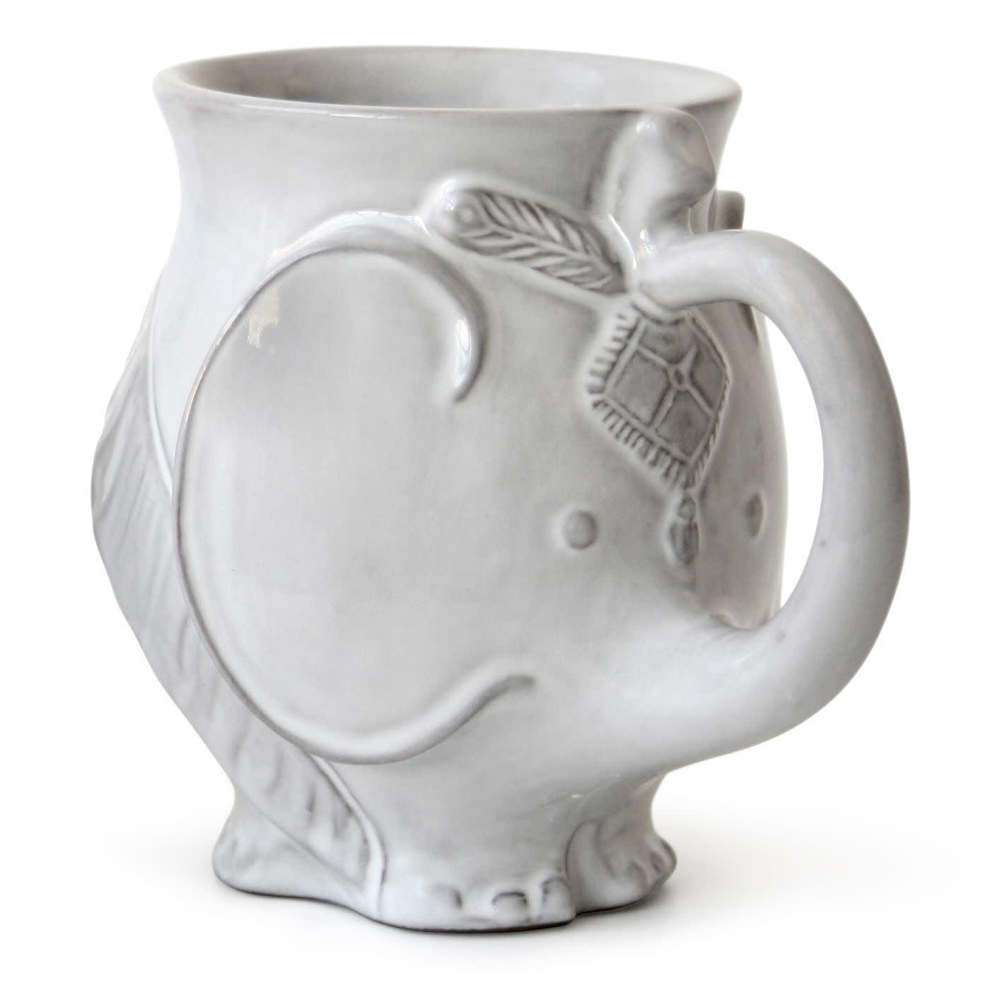 Maison Lipari JONATHAN ADLER Utopia Elephant Mug Stoneware H: 4.5 in  JONATHAN ADLER.