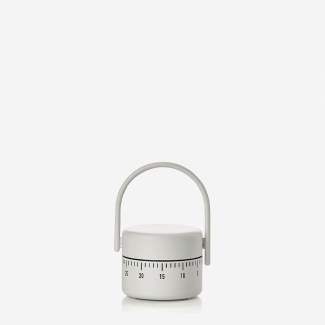 Maison Lipari SINGLES Timer Warm-Grey 9x5.5cm/3.5x2"  ZONE.